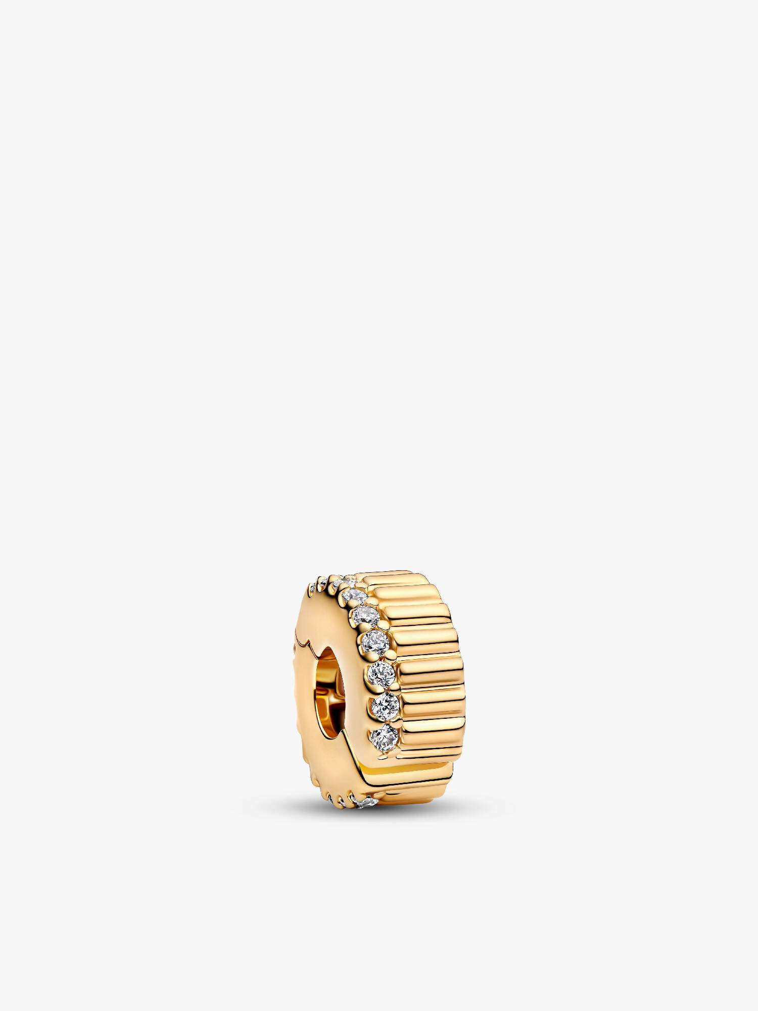 Ribbed Clip Charm