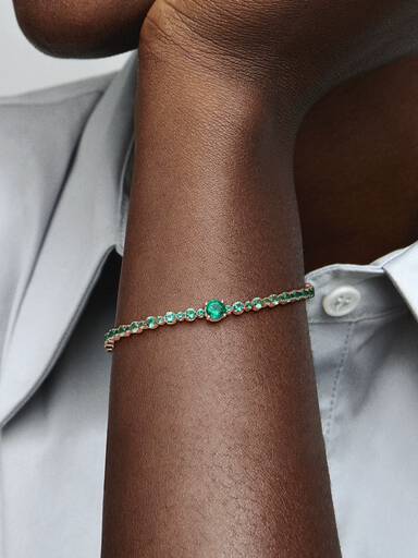 Sparkling Pavé Tennis Bracelet