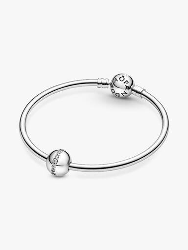 Sparkling Line Clip Charm