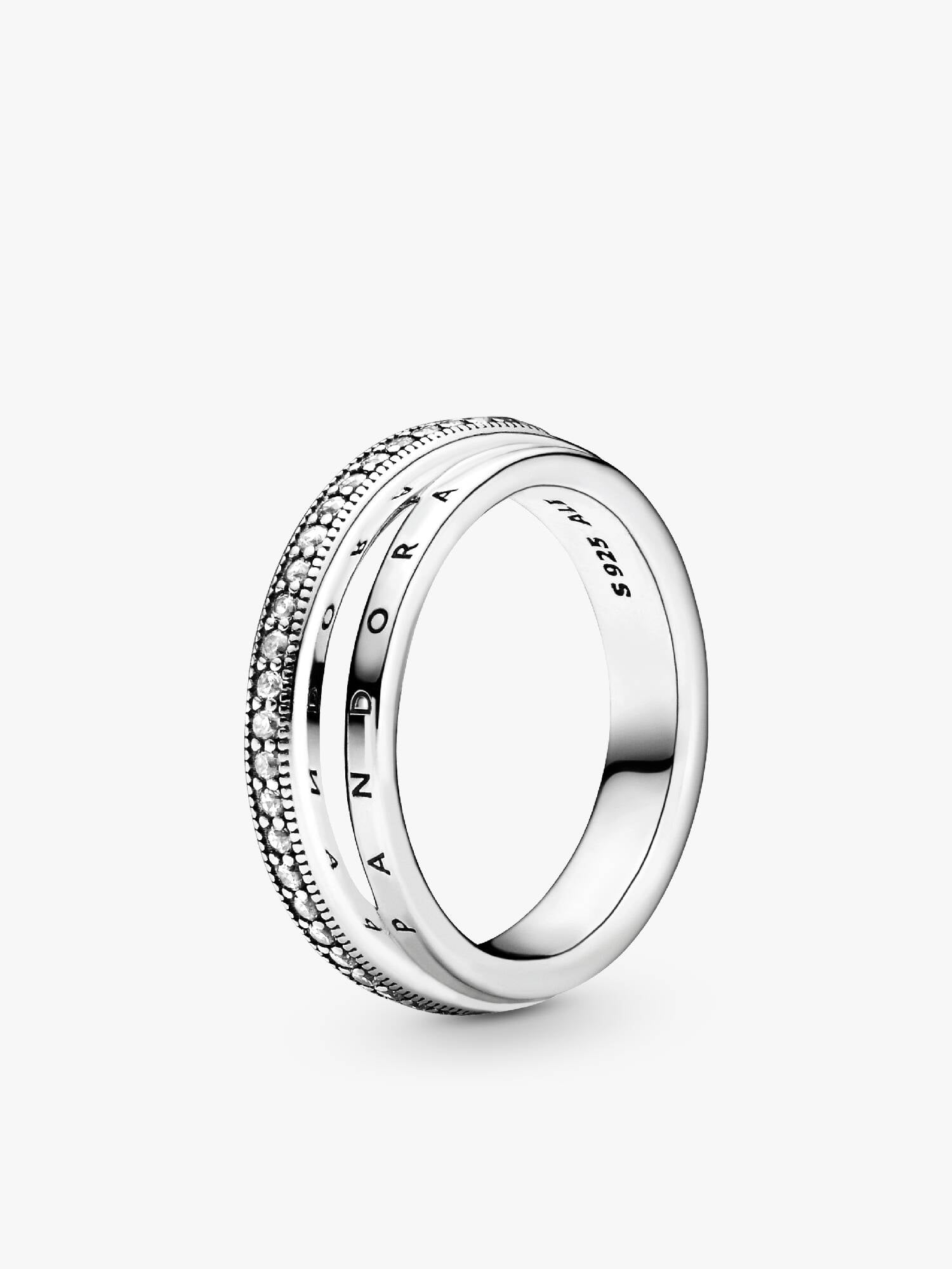 Triple Band Pavé Ring