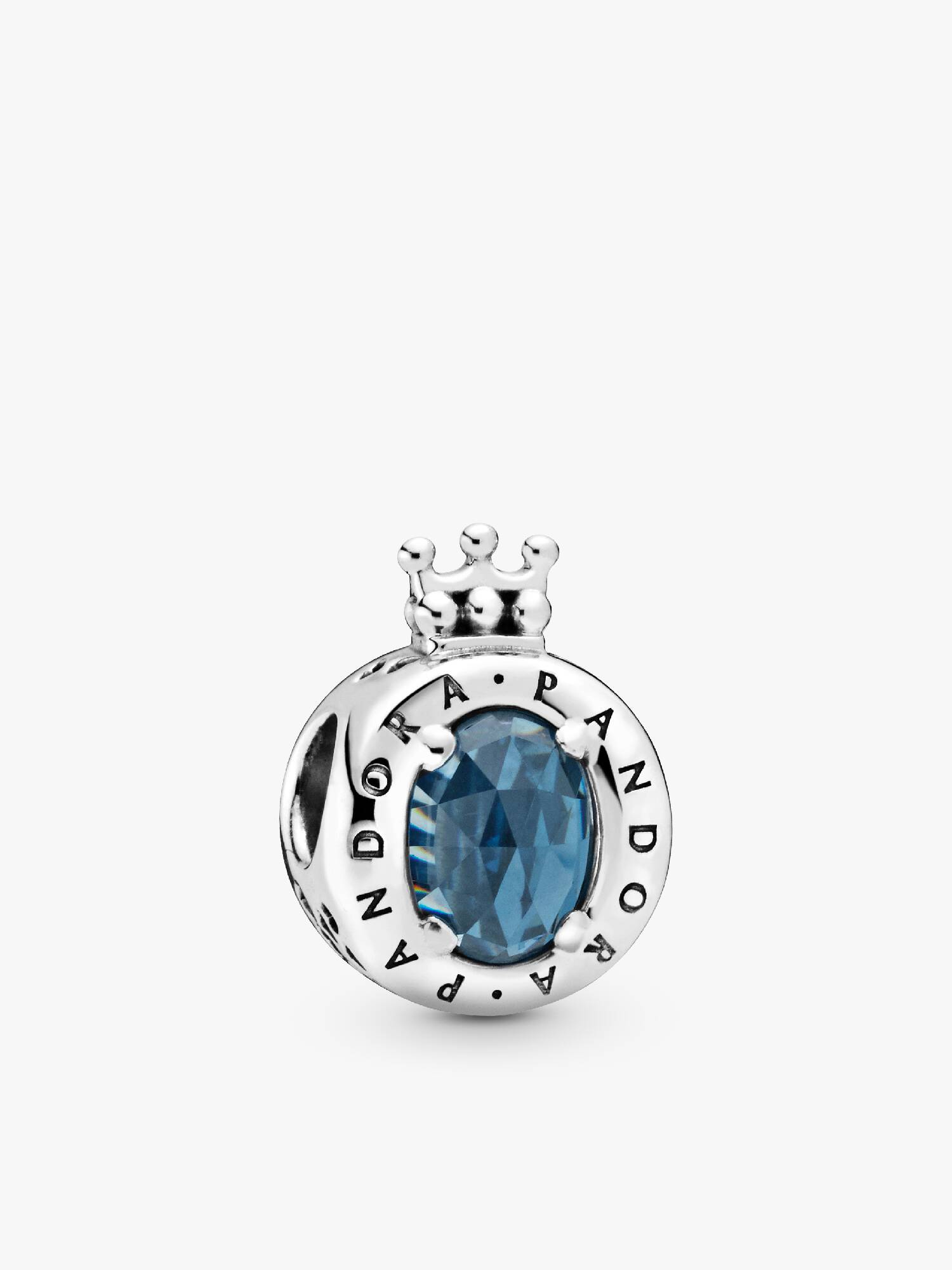 Blue Sparkling Crown O Charm