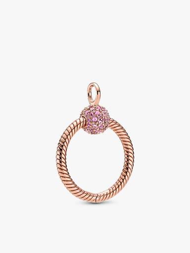Pandora Moments Small Pavé O Pendant