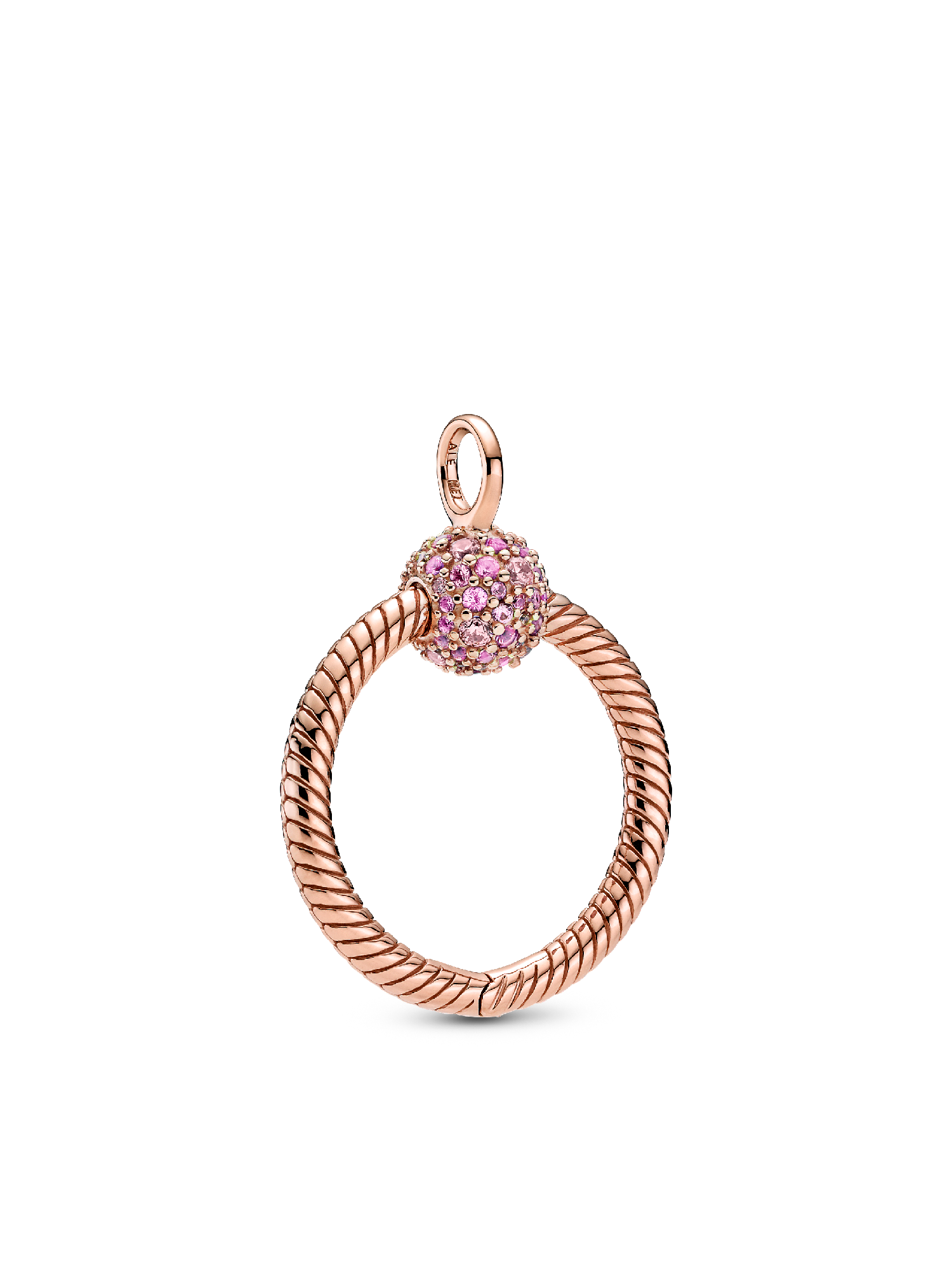 Pandora Moments Small Pavé O Pendant
