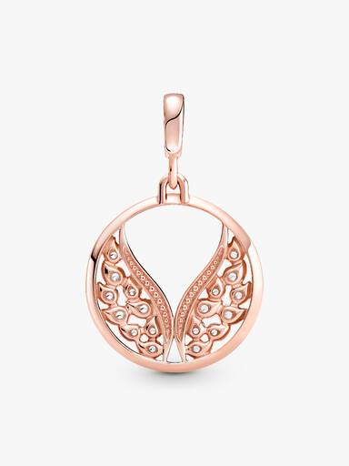 Pandora ME Burning Wings Medallion Charm