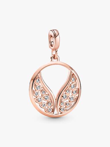 Pandora ME Burning Wings Medallion Charm