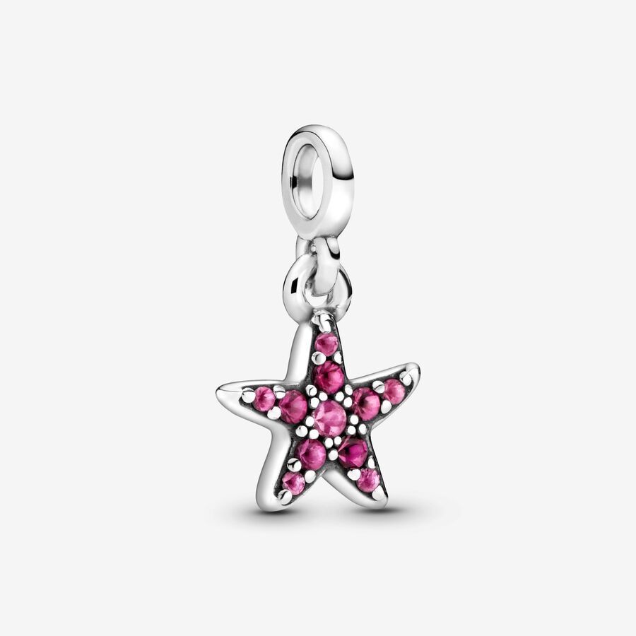 Pandora ME Pink Starfish Mini Dangle Charm image number 0