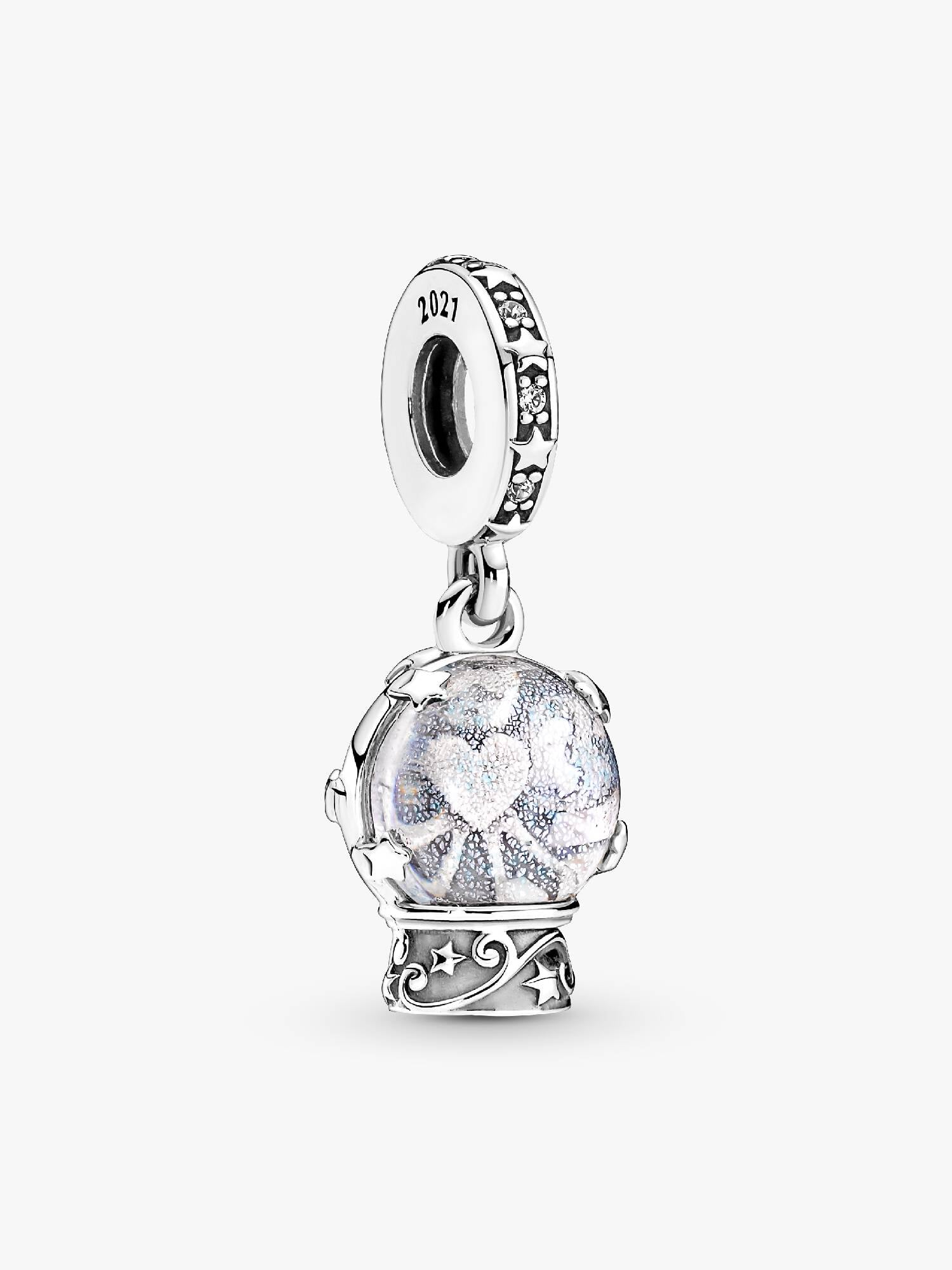 Snow Globe Angel Dangle Charm