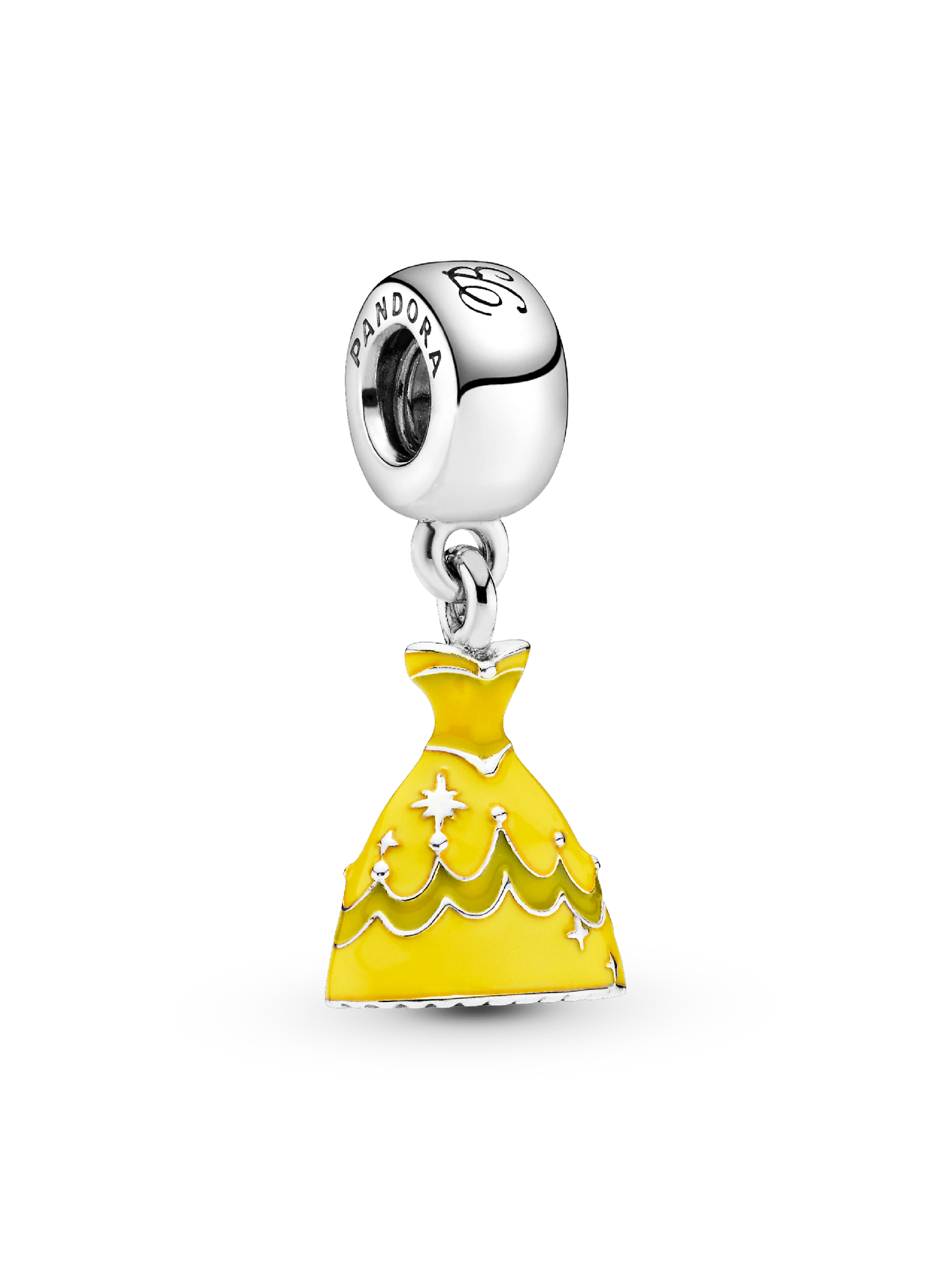 pandora disney princess dress Princess ARIEL DRESS Genuine PANDORA DISNEY Green Enamel Dangle Charm  791577ENMX