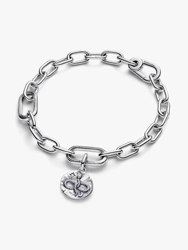 Infinity Snake Medallion Charm