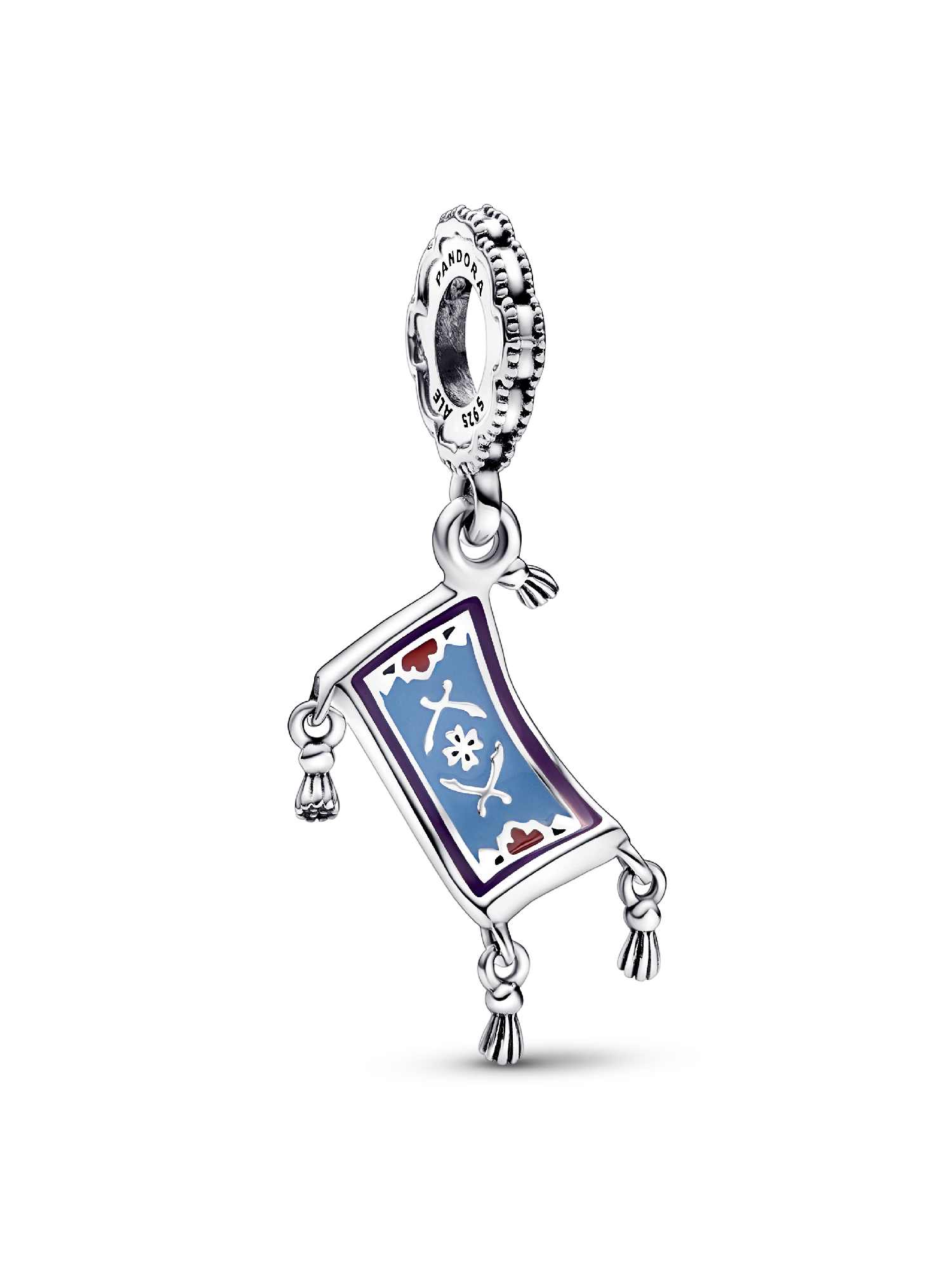 Disney Aladdin Magic Carpet Dangle Charm | Sterling silver