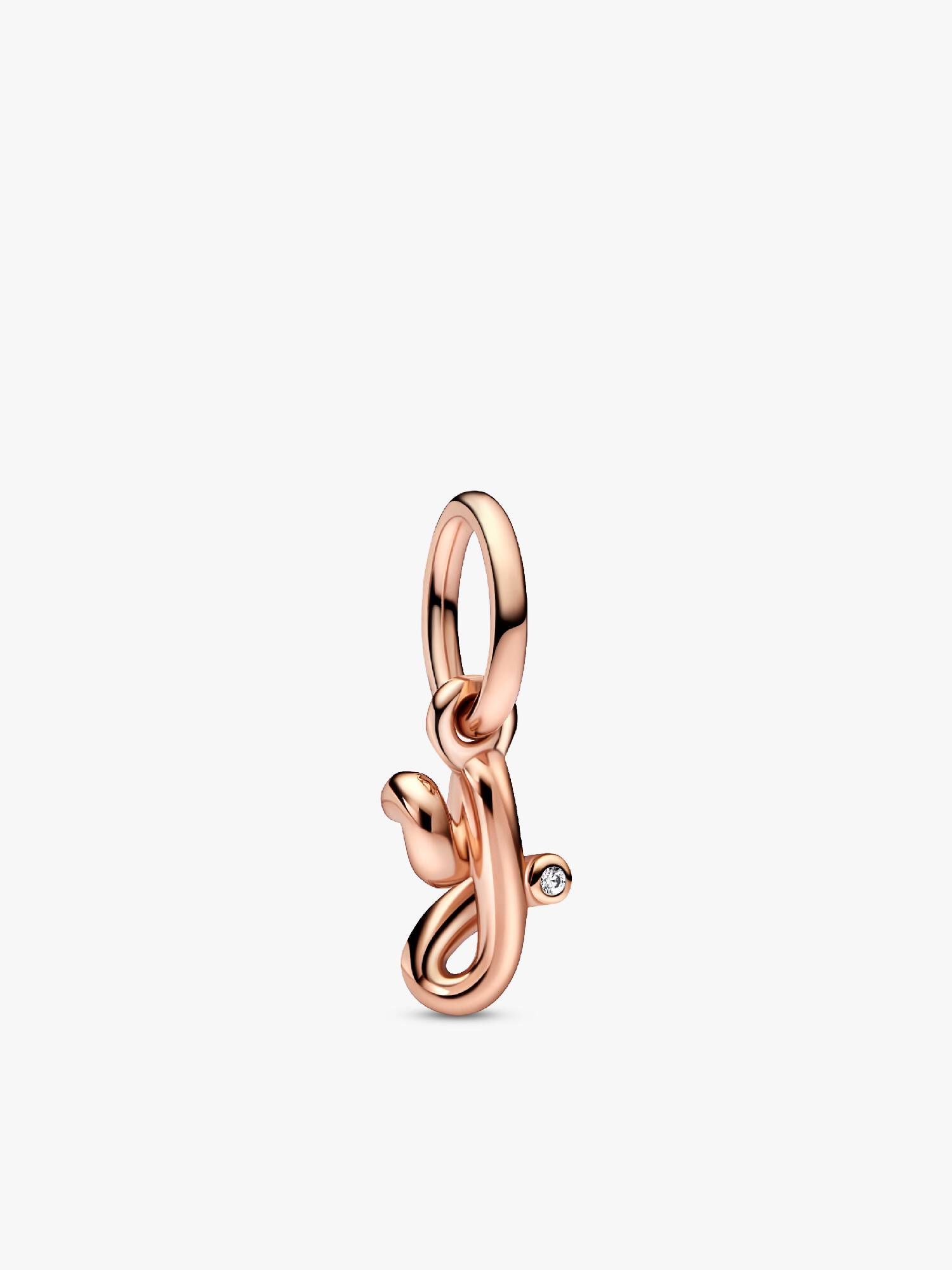 Letter y Script Alphabet Dangle Charm