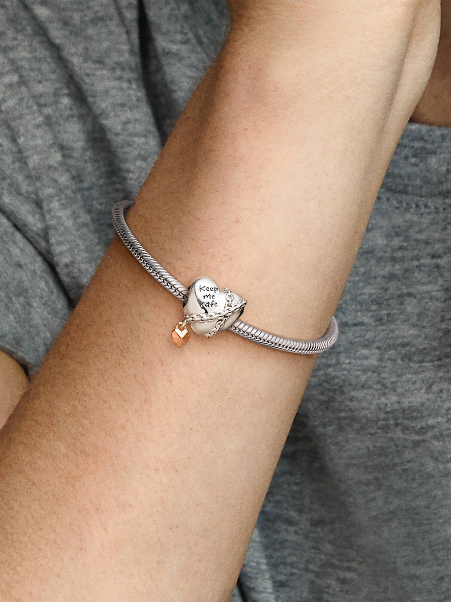 Chained Heart Charm