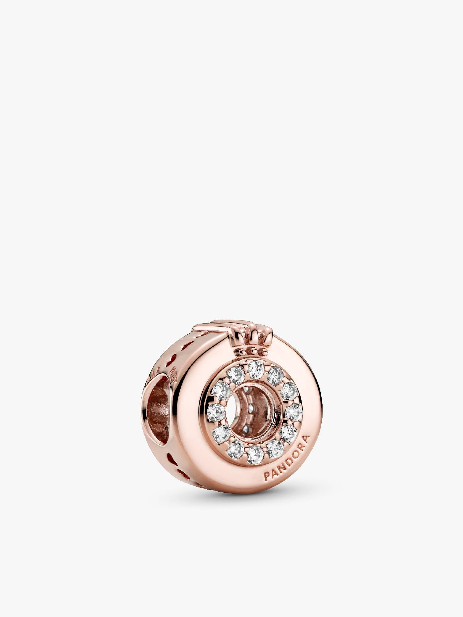 Open Centre Pavé Crown O Charm