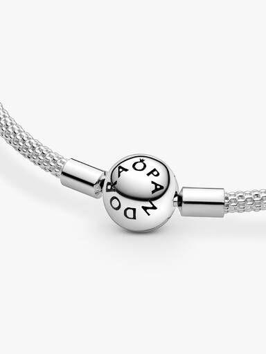 Silver mesh bracelet