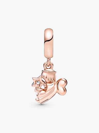 Heart Winged Angel Dangle Charm