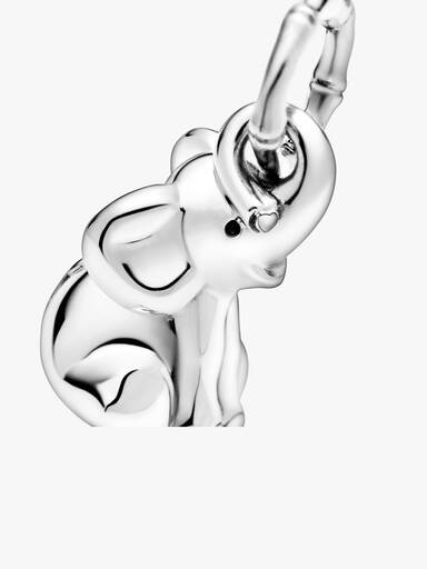 Elephant silver dangle