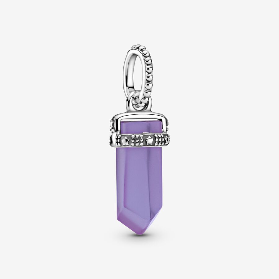 Purple Amulet Pendant image number 0