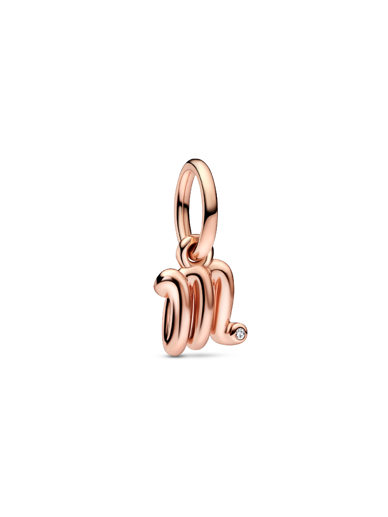 Letter m Script Alphabet Dangle Charm