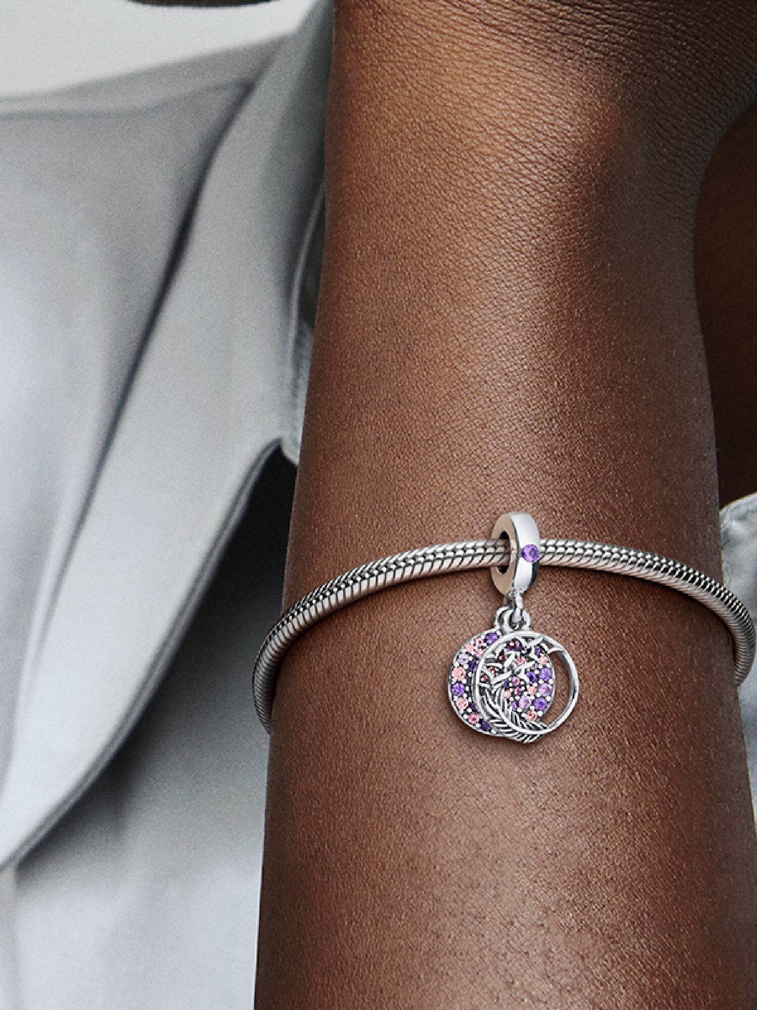 Pavé Feather Dangle Charm