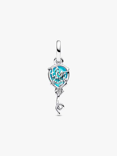 Blue Murano Glass Balloon Dangle Charm