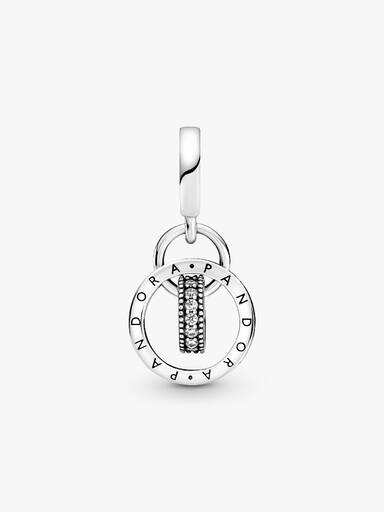 Pandora Logo Circles Dangle Charm