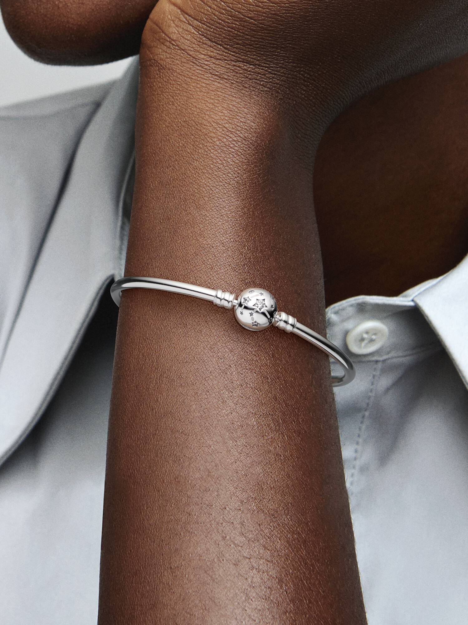 Pandora Moments Stars & Galaxy Bangle