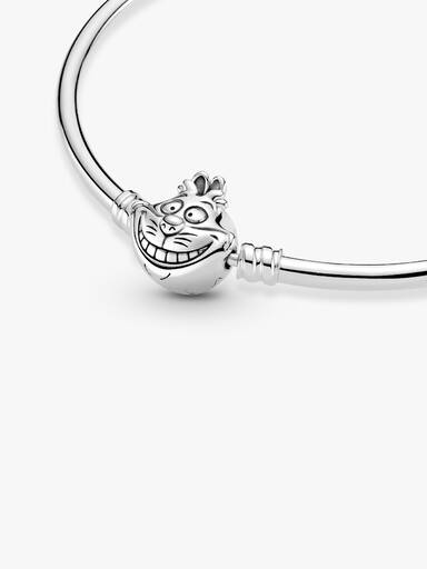 Disney Alice in Wonderland Cheshire Cat Clasp Pandora Moments Bangle
