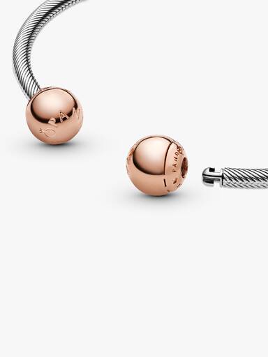 Pandora Moments Snake Chain Style Open Bangle