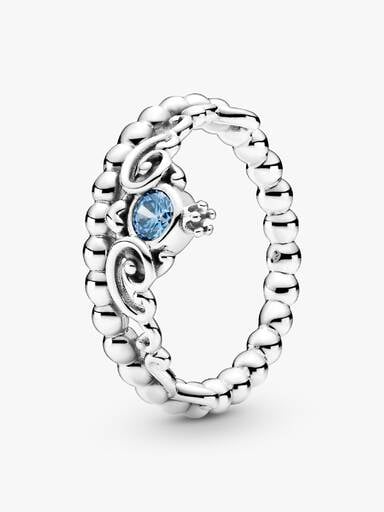 Disney Cinderella Blue Tiara Ring