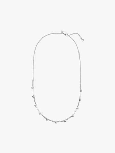 Sparkling Pavé Collier Bars Necklace