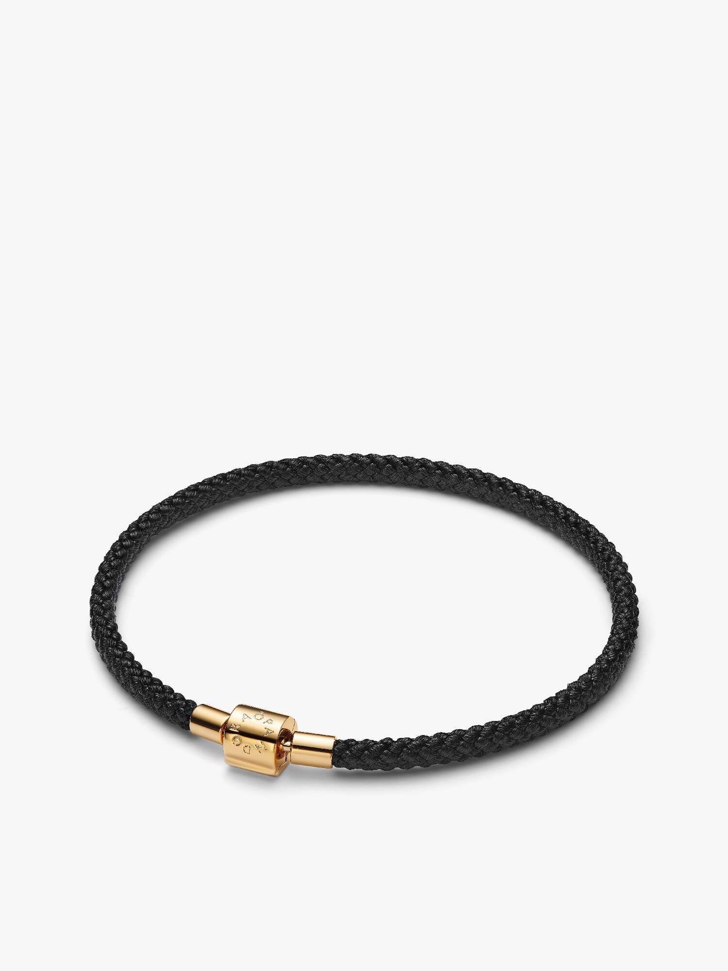 Shimmering Black Cord Bracelet