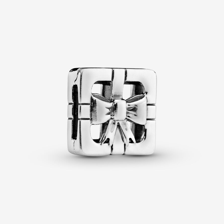 PANDORA Reflexions gift silver clip charm image number 0