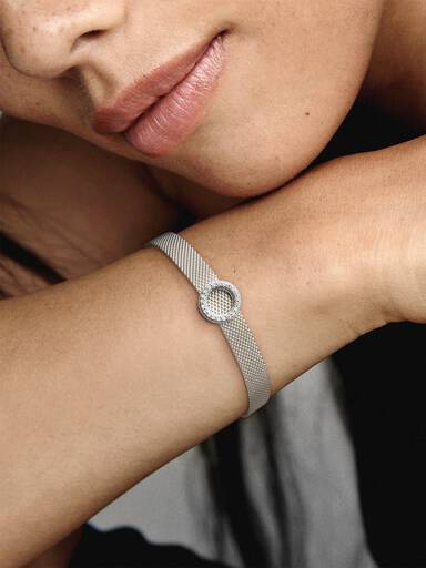 Circle of Pavé Clip Charm