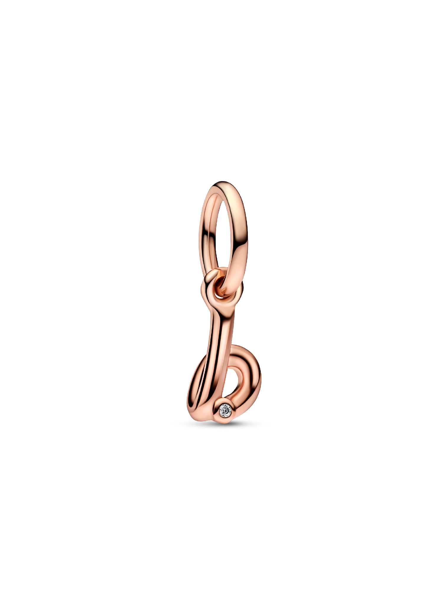 Letter b Script Alphabet Dangle Charm