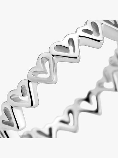 Freehand Hearts Ring
