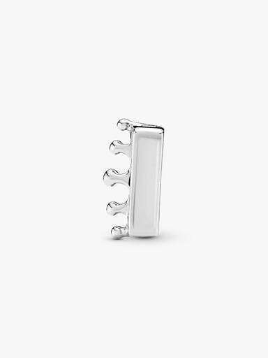 PANDORA Reflexions crown silver clip charm with clear cubic zirconia