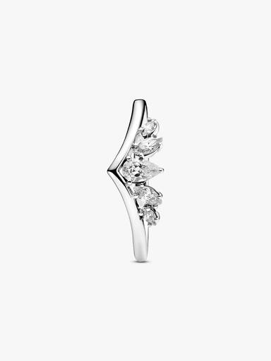 Sparkling Pear & Marquise Wishbone Ring