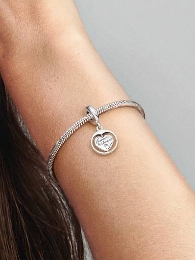 Spinning Forever & Always Soulmate Dangle Charm