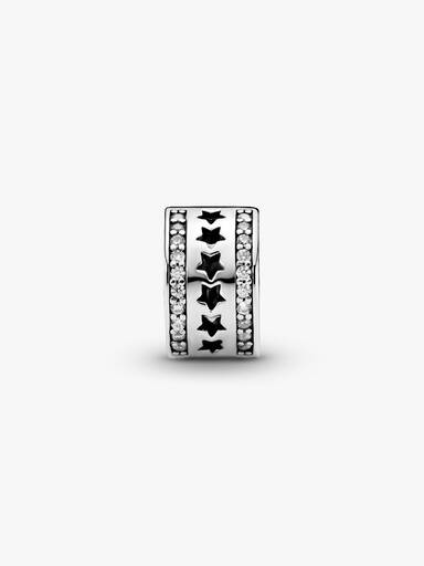 Row of Stars Clip Charm