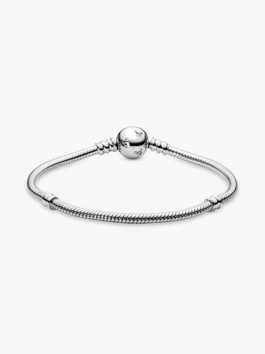 Disney Mickey silver bracelet with clear cubic zirconia