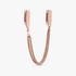 PANDORA Reflexions safety chain in 14k rose gold-plated PANDORA Reflexions safety chain in 14k rose gold-plated