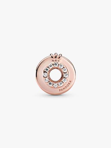 Open Centre Pavé Crown O Charm