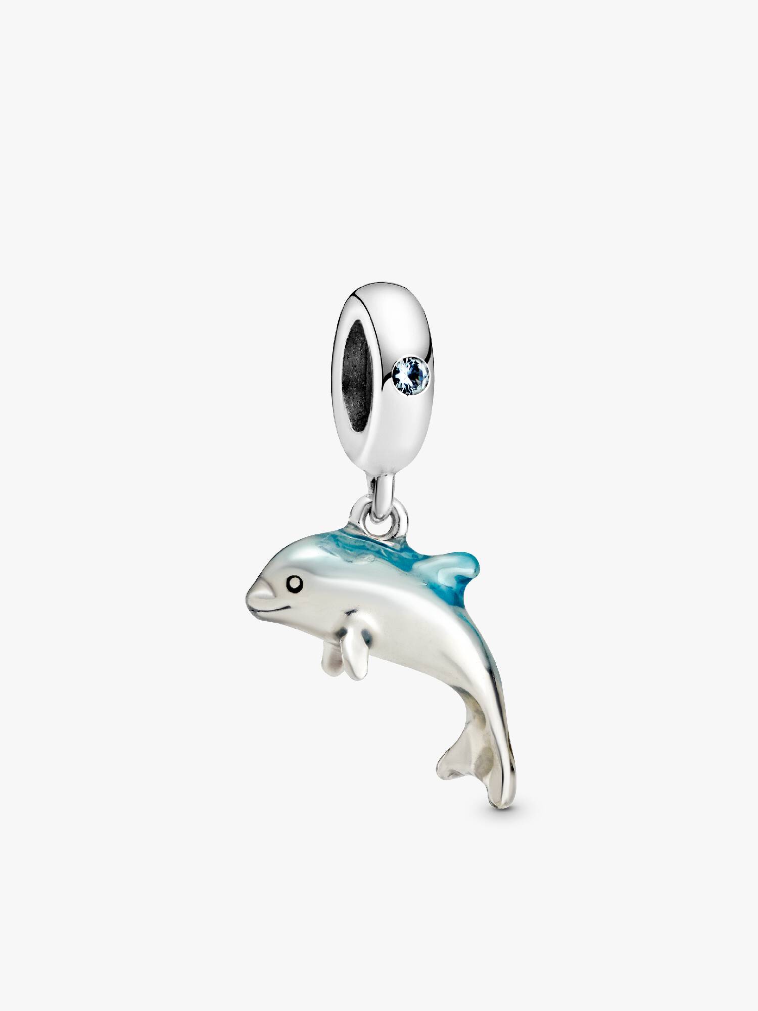 Shimmering Dolphin Dangle Charm