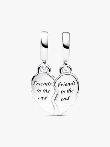Friends Splittable Heart Dangle Charm