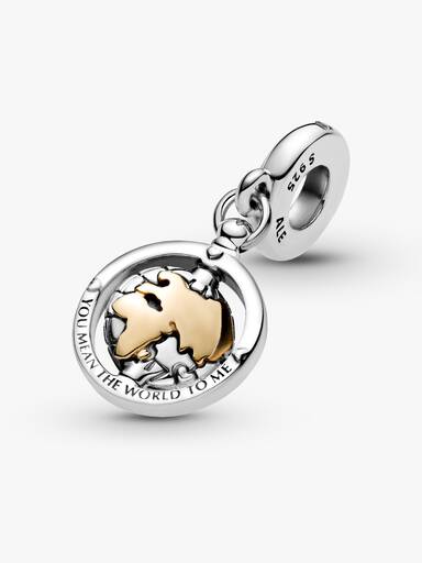 Spinning World Dangle Charm