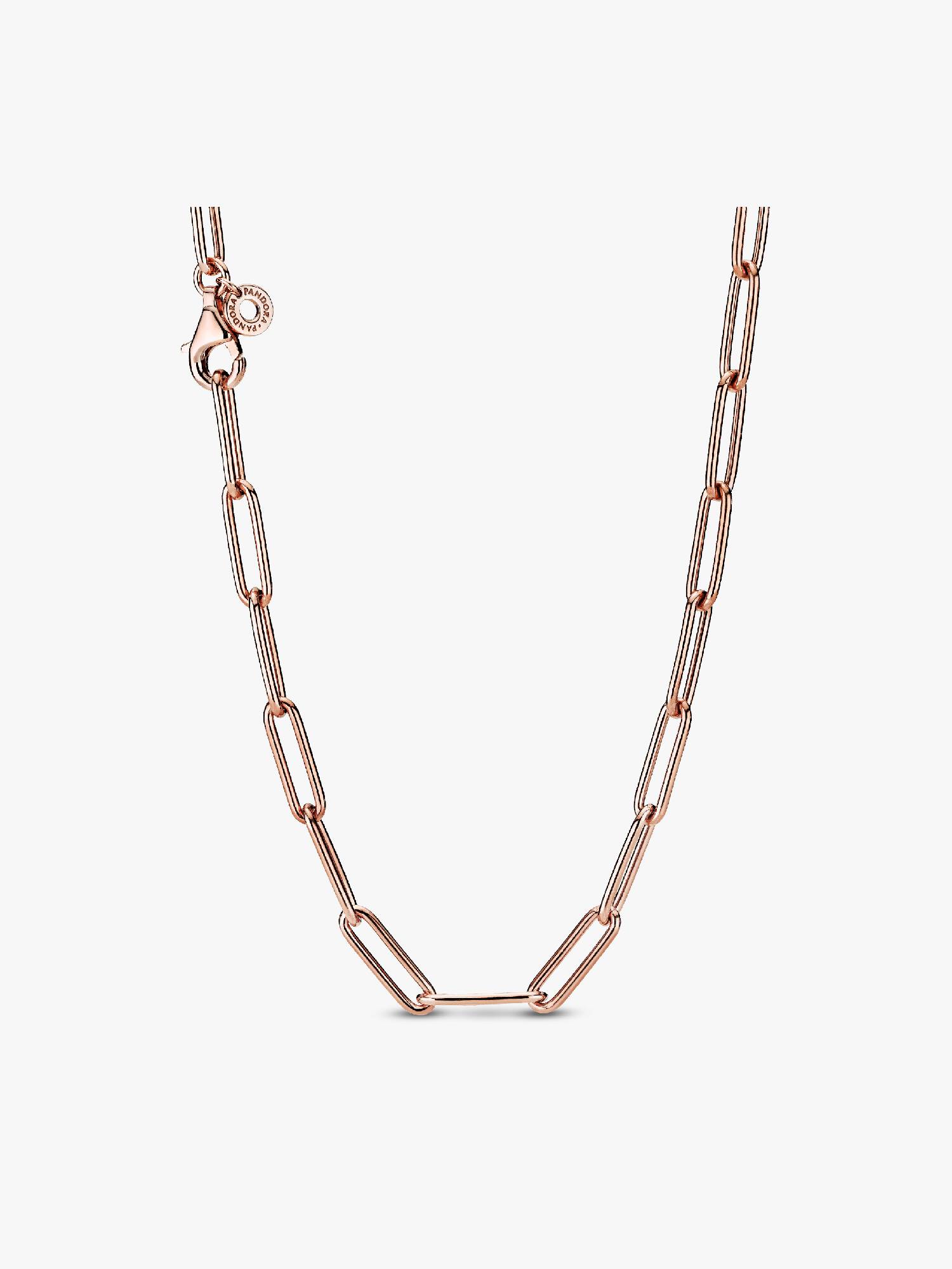 Long Link Cable Chain Necklace