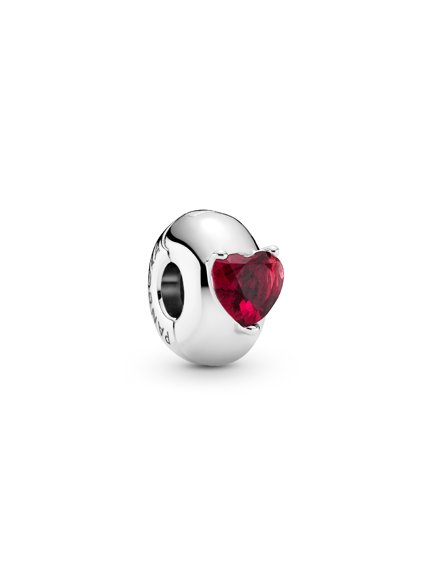 Red Heart Solitaire Clip Charm