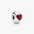 Red Heart Solitaire Clip Charm Red Heart Solitaire Clip Charm