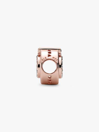 Open Centre Pavé Crown O Charm