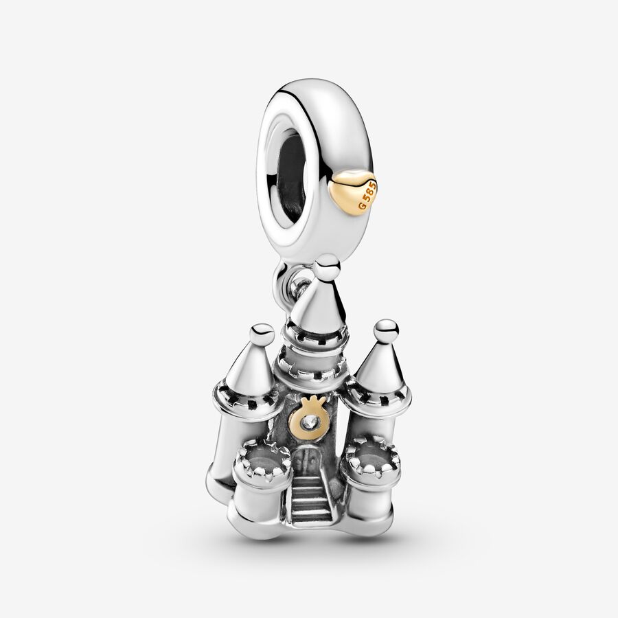 Two-tone Castle Dangle Charm image number 0